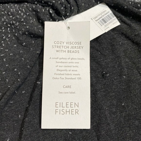 NWT - Eileen Fisher Cozy Viscose Stretch with Beads - Medium ($238) - Picture 6 of 12